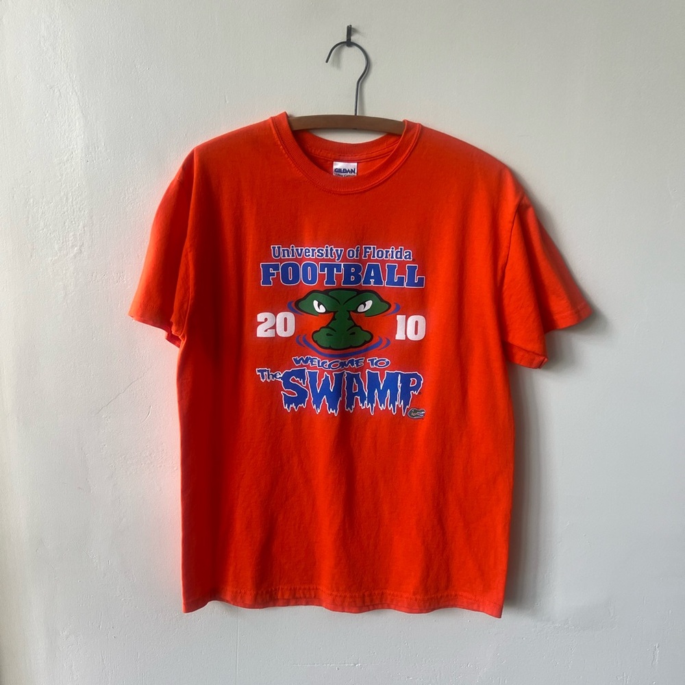 Vintage Florida Gators T Shirt 2010 Orange University of Florida T Shirt Size M